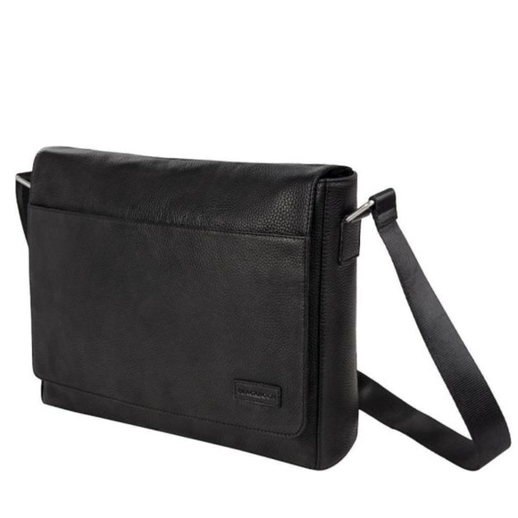 Blackbook Unisex Leather Messenger Horizon 2.0 Bag - Picture 1 of 16